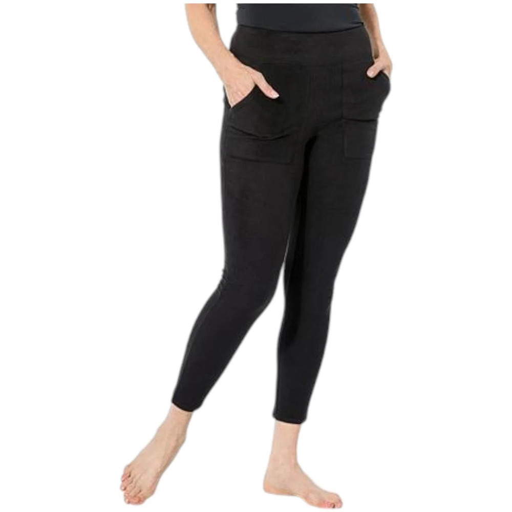 Comfort Code Women's Pull-On Stretch Fleece Legging Black - Regular